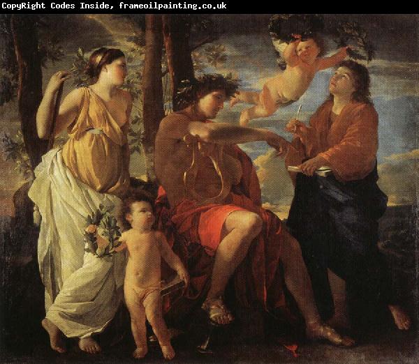 POUSSIN, Nicolas The Inspiration of the Epic Poet